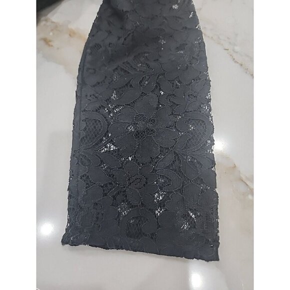 J. Crew Dress Mini Black Lace Overlay Sheath 3/4 Lace Sleeve Women's 0 - Picture 5 of 8